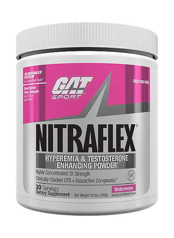 

Gat Sport Nitraflex Pre-Workout, 300g, Watermelon