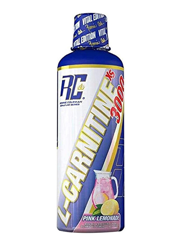 

Ronnie Coleman L-Carnitine XS 3000 Liquid Supplement, 473ml, Pink Lemonade