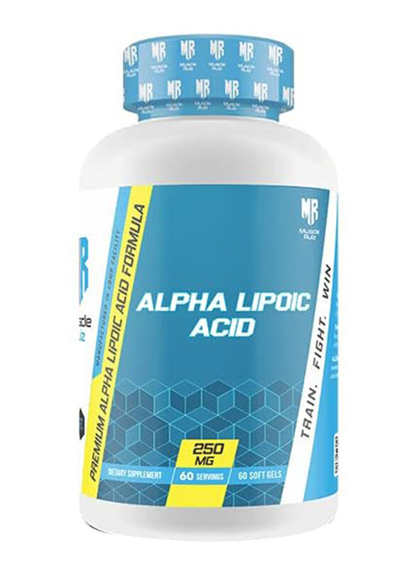 

Muscle Rulz 250mg Alpha Lipoic Acid, 60 Softgels, Regular