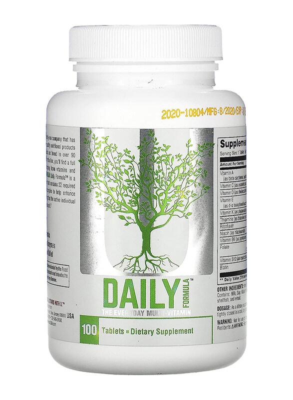 

Universal Nutrition Daily Formula Multi Vitamin Tablets, 100 Tablets