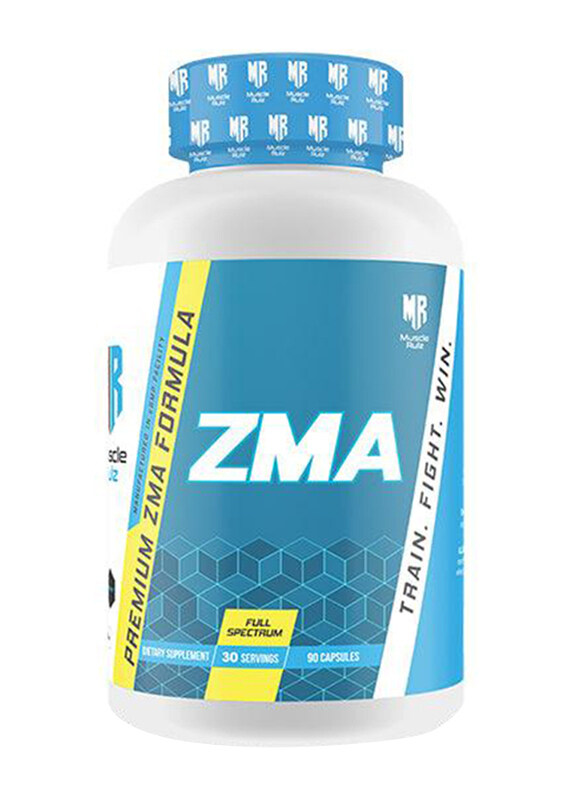 

Muscle Rulz ZMA, 90 Capsules, Unflavoured