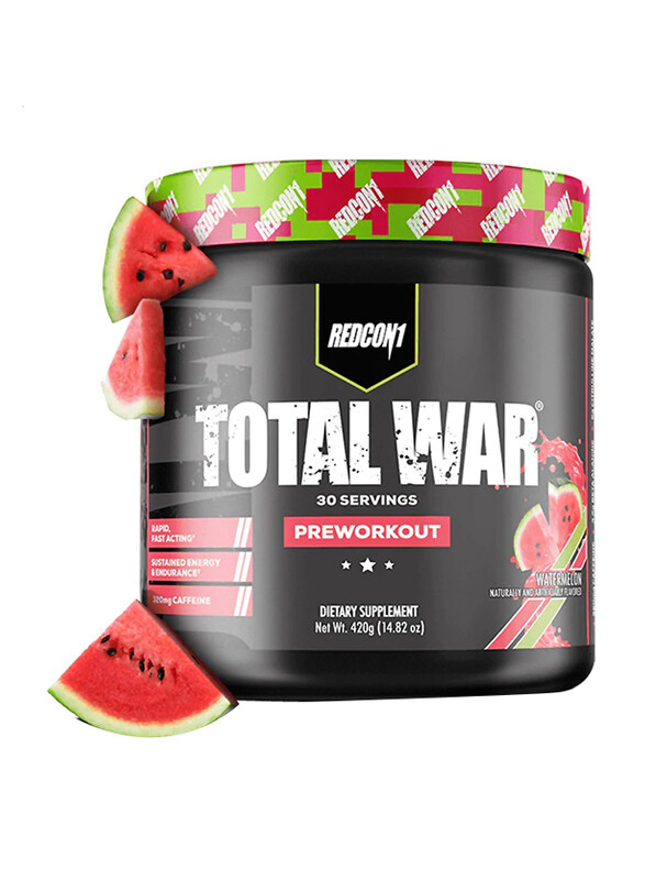 

Redcon1 Total War Pre Workout Powder, 30 Servings, Watermelon