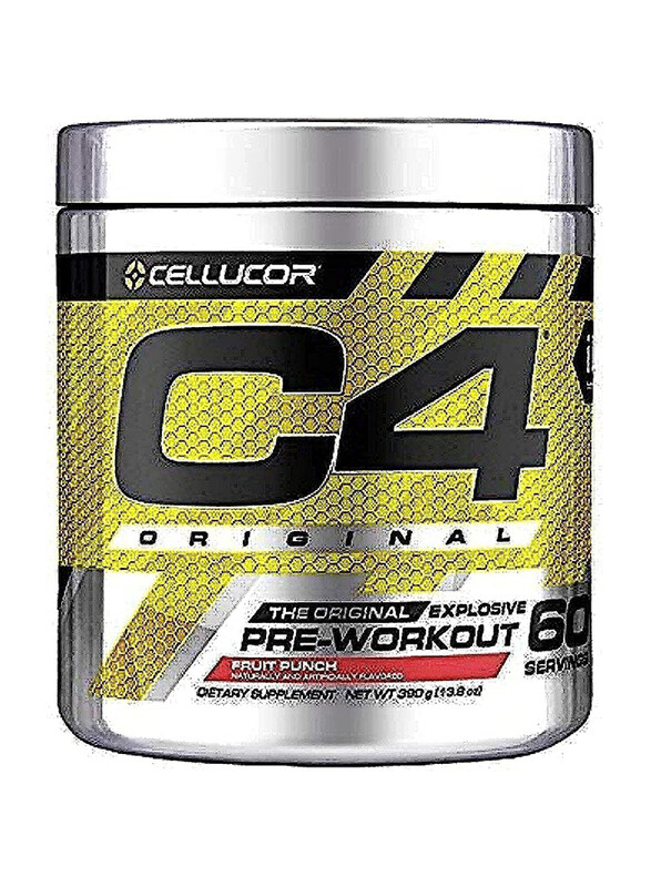 

Cellucor C4 The Original Explosive Pre Workout, 60 Servings, Fruit Punch