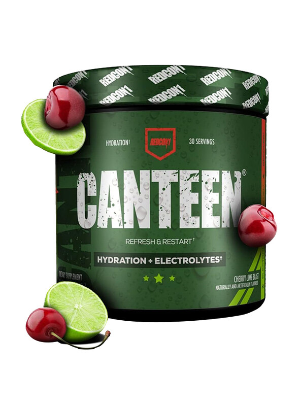 

Redcon1 Canteen Refresh & Restart Dietary Supplement, 375g, Cherry Lime Blast