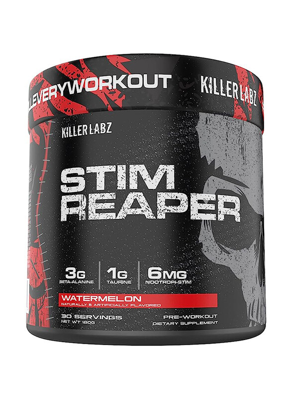 

Killer Labz Stim Reaper Pre-Workout Supplement, 30 Servings, Watermelon