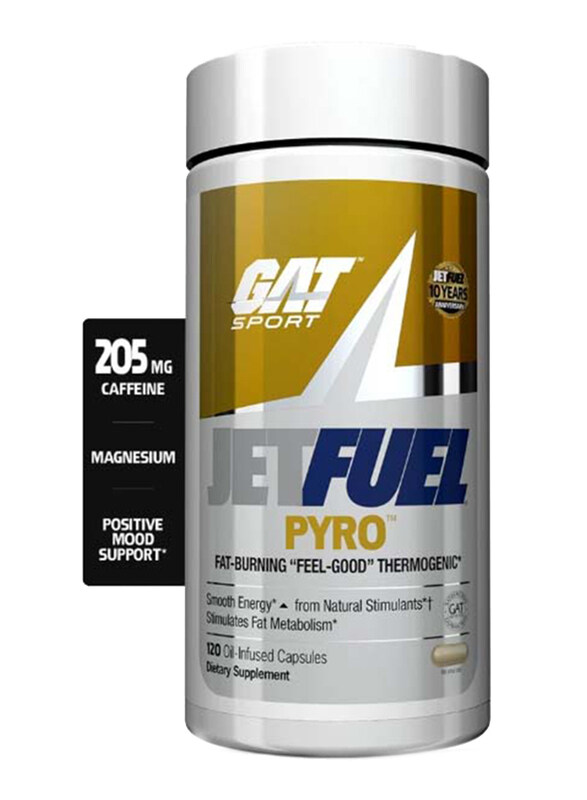 

Gat Jetfuel Pyro Oil-Infused, 120 Capsules