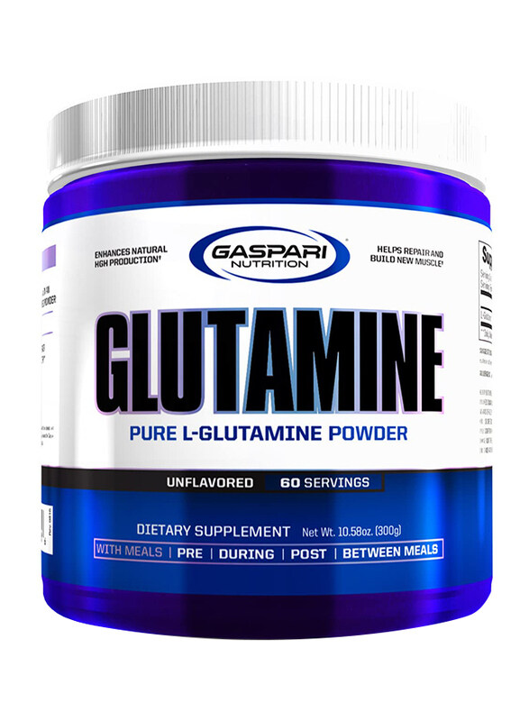 

Gaspari Nutrition Glutamine Pure L-Glutamine Powder, 300gm, Unflavored