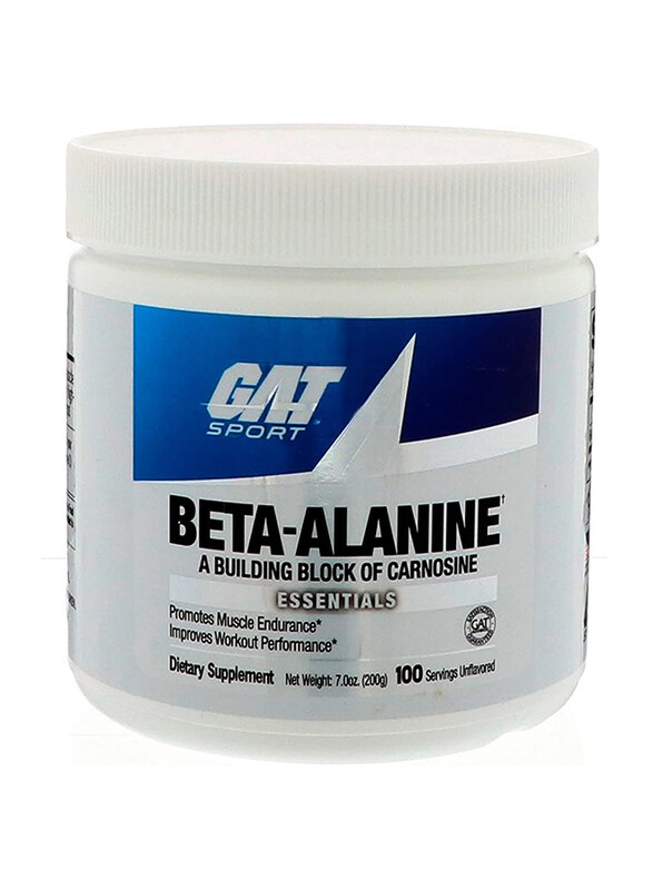 

Gat Sport Unflavoured Beta Alanine Dietary Supplement, 200g, Plain