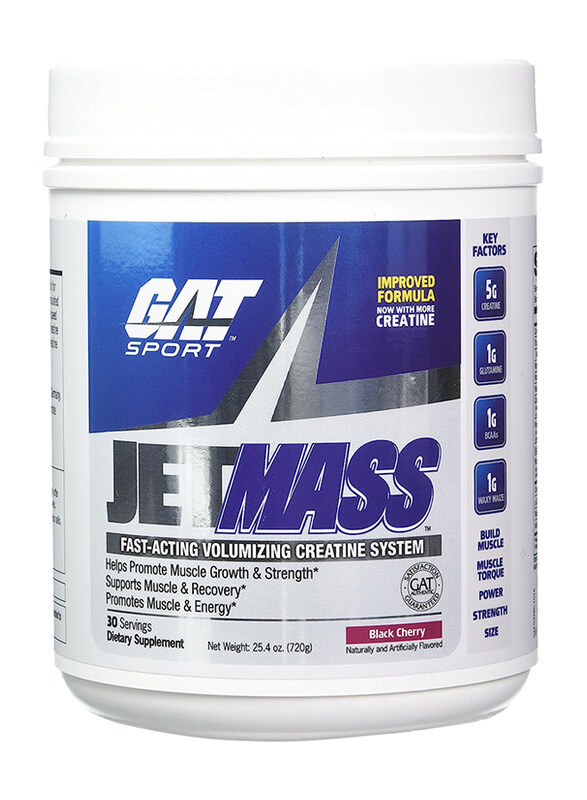 

Gat Sports Jet Mass Fast Acting Volumizing Formula Creatine System, 30 Servings, Black Cherry