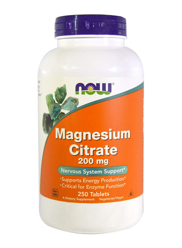 

Now Magnesium Citrate Tablets, 200mg, 250 Tablets