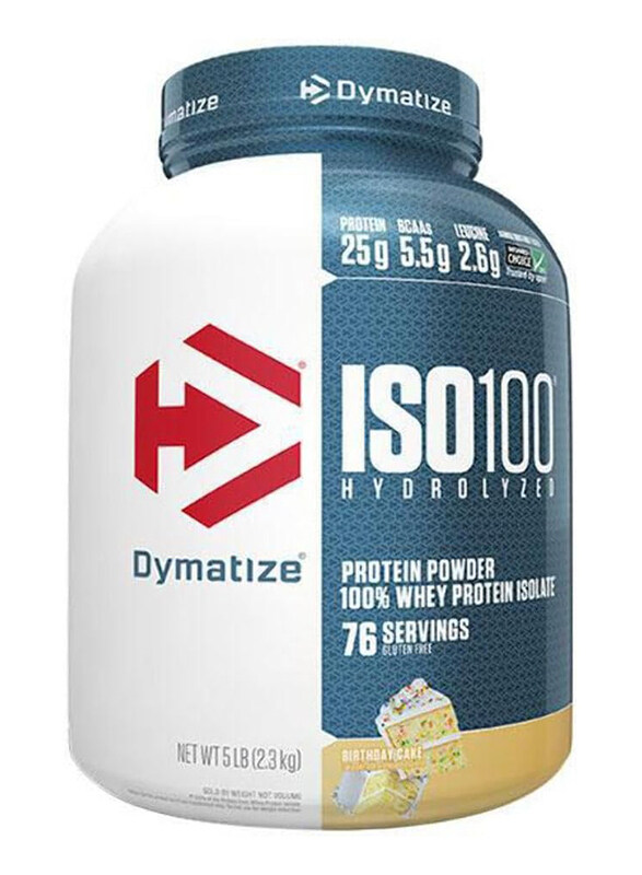 

Dymatize Nutrition ISO100 Hydrolyzed Whey Protein Isolate, 2.3 Kg, Birthday Cake Pebbles