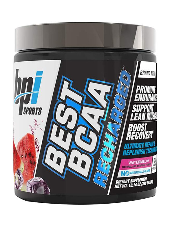 

BPI Sports BCAA Recharged Endurance Supplement, 288g, Watermelon