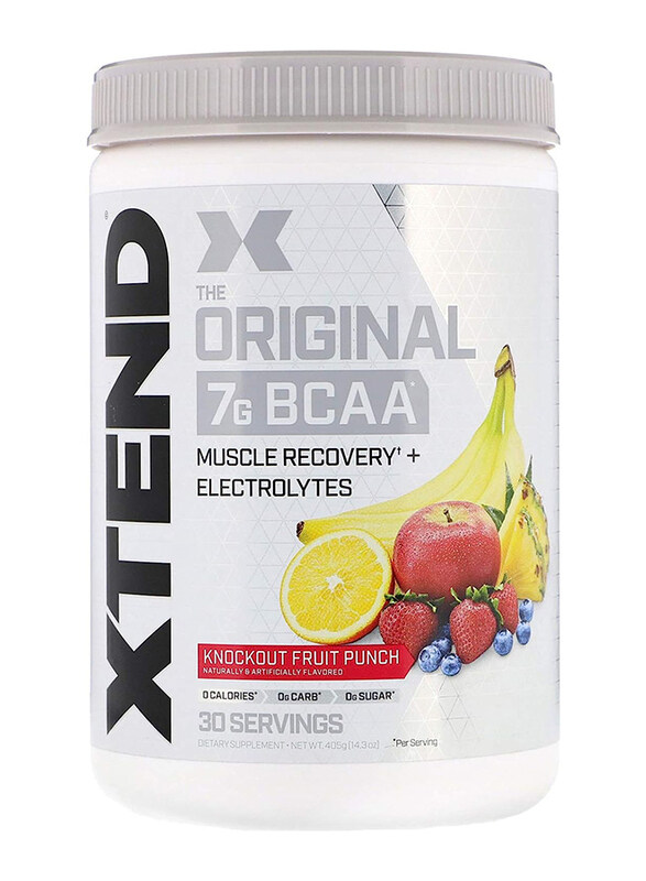 

Scivation Xtend Muscle Recovery, 30 Servings, Knockout Fruit Punch