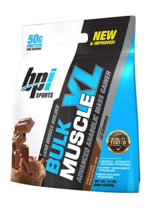 

BPI Sports Bulk Muscle Mass Gainer, 15 Lbs, Chocolate