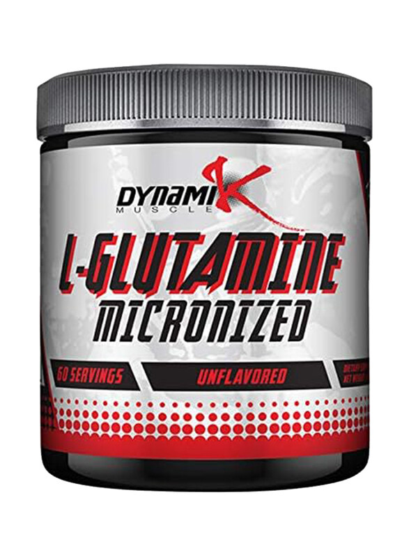 

Dynamik Muscle L-Glutamine Micronized Muscle Recovery formula, 300gm, Unflavoured