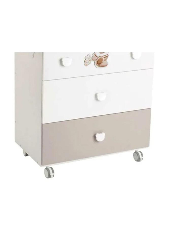 CAM Asia Changing Cabinet, White/beige