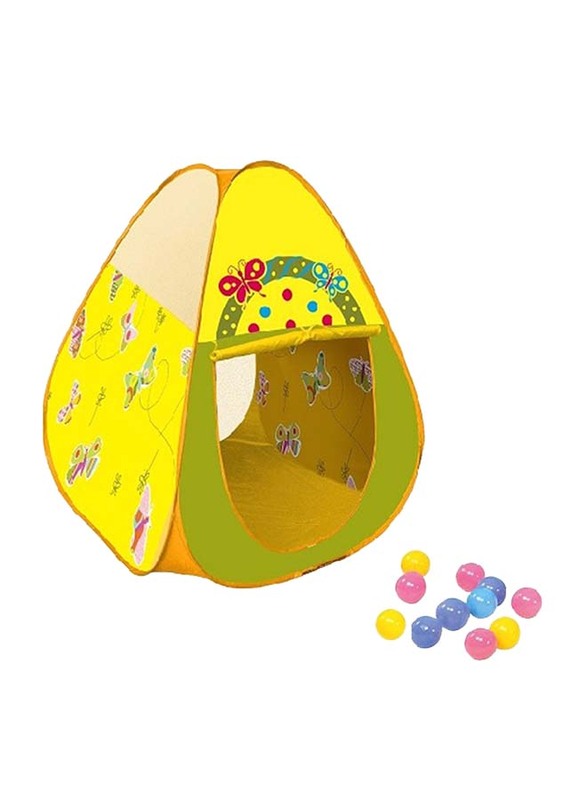 Butterfly Triangle Shape House with 100 Pieces 6cm Ball Set, Ages 2+