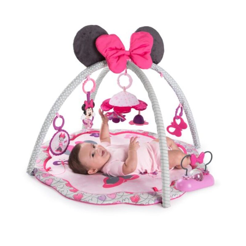 Disney Baby Minnie Mouse Garden Fun Activity Gym, Pink