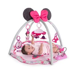 Disney Baby Minnie Mouse Garden Fun Activity Gym, Pink