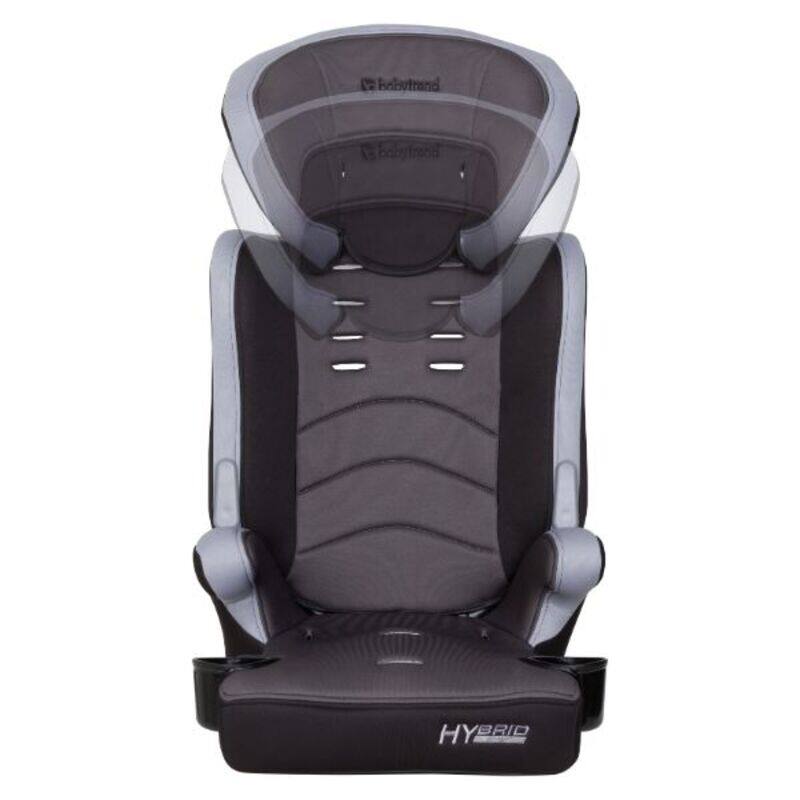 Babytrend Hybrid 3-in-1 Combination Booster Seat, Black/Grey