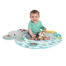 Bright Starts Hug n Cuddle Activity Gym, Grey