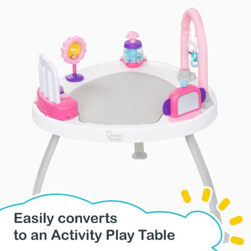 Babytrend  3-in-1 Bounce N' Play Activity Center PLUS 6 months+ pink