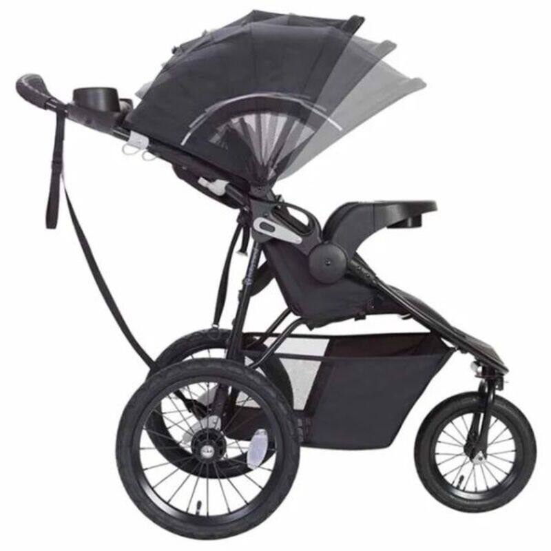 Babytrend Cityscape Plus Jogger Travel System Raven, Black