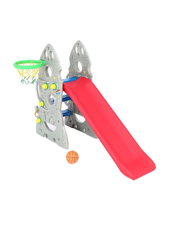 

Rocket Slide with Basketball Set, Ages 3+