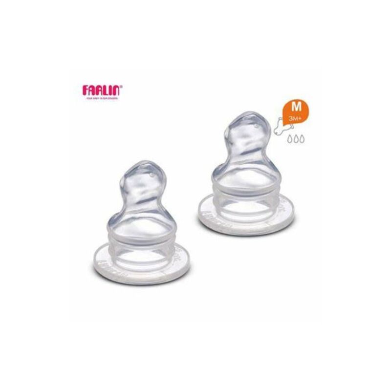 Farlin Orthodontic Silicone Nipple M