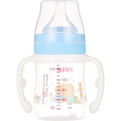 Farlin Silky PP Little Art Feeding Bottle with Handle, 150ML