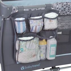 Babytrend Trend-E Nursery Center Playard, Light grey