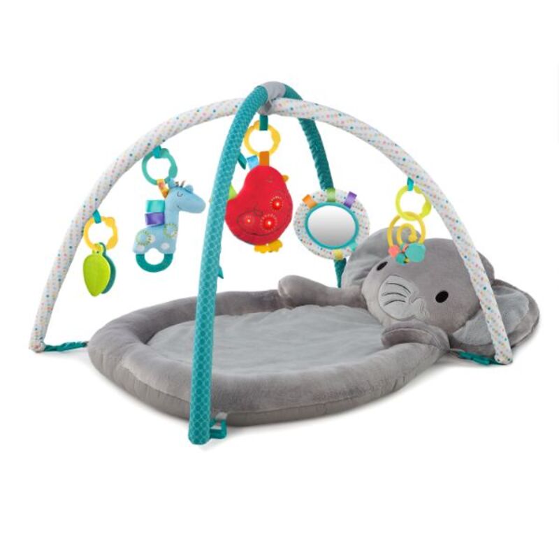 Bright Starts Enchanted Elephants Activity Gym, Grey