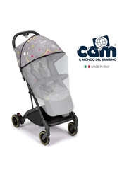 CAM Printed Compass Pushchairs Stroller, Grey