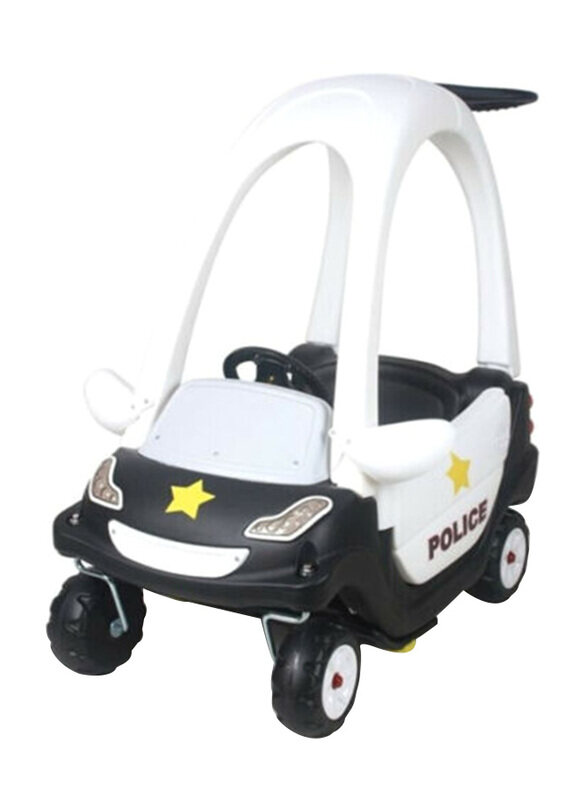 

Aussie Baby Smart Coupe Car Kids Ride-On Toy, White/Black, Ages 1.5+