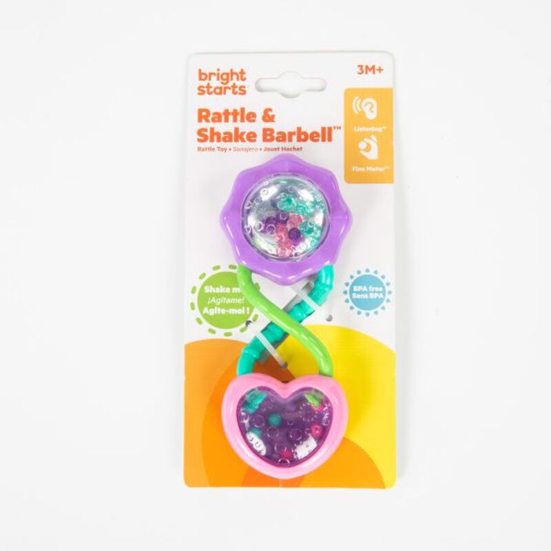 BRIGHT STARTS Bright Starts Rattle and Shake Barbell Toy