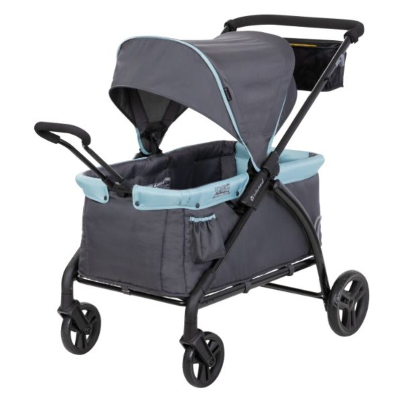 Babytrend Tour LTE 2-in-1 Stroller Wagon, Light blue