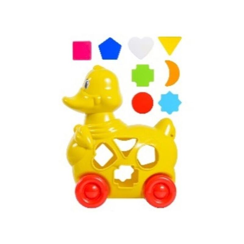 Green Plast Developing Toy-Sorter Duck