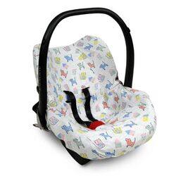 Ubeybi Bouncer Cover Cute Kitties, White