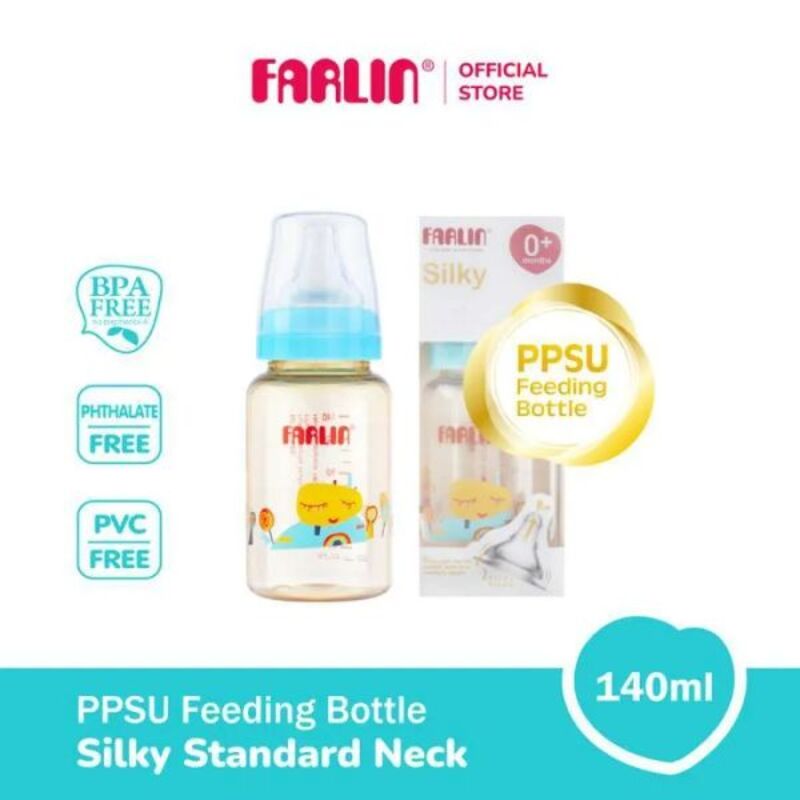 Farlin - PPSU Silky Feeding Bottle - Blue