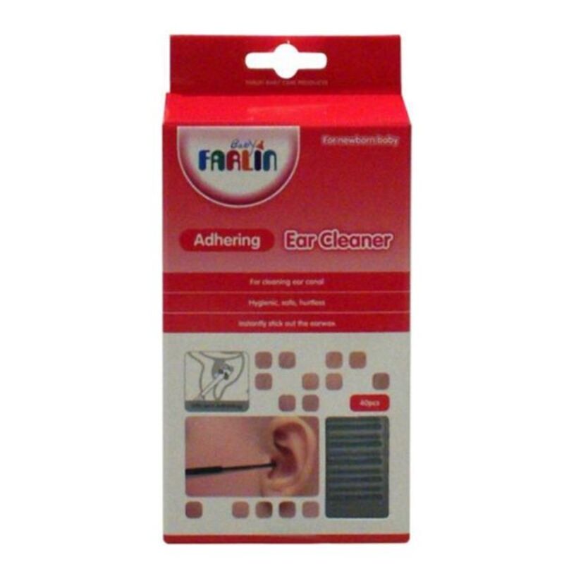 Farlin Adhering Ear Cleaner for New Born, Black