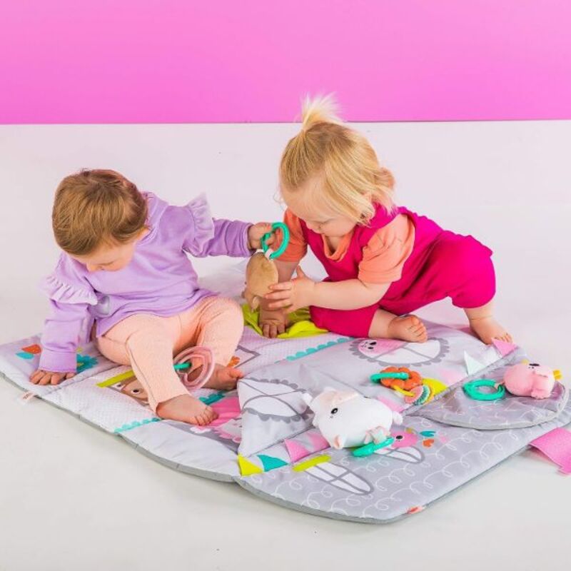 Bright Starts Floors Of Fun Activity Gym & Dollhouse, Grey