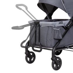 Babytrend  Expedition 2-in-1 Stroller Wagon 6 months +, Grey/Black