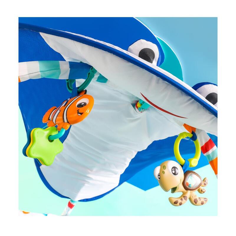 Disney Baby  Finding Nemo Mr. Ray Ocean Lights & Music Gym, Blue