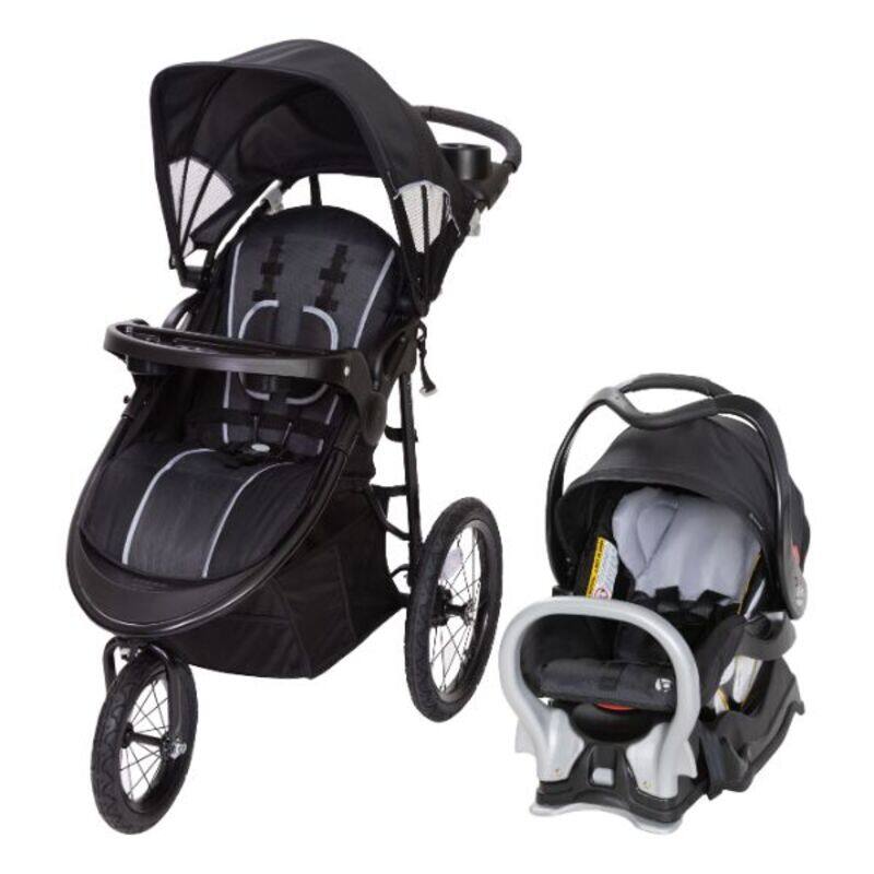 Babytrend Cityscape Plus Jogger Travel System, Black/grey