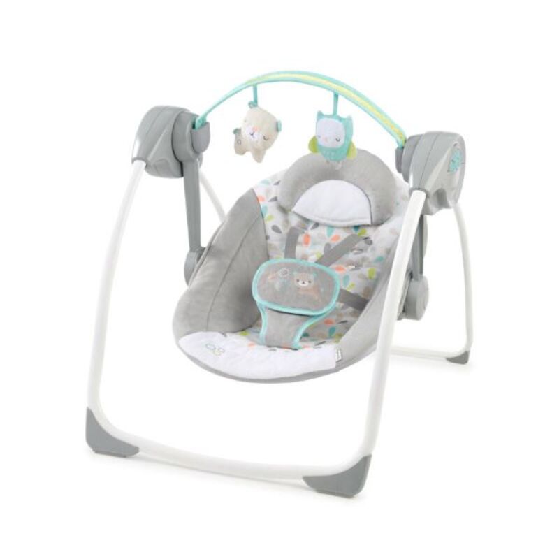 Ingenuity Comfort 2 Go Portable Swing Fanciful Forest, Blue