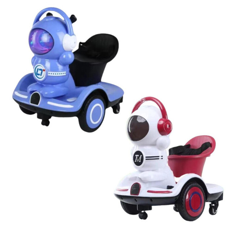 VIP STARS Children's Electric Astronaut Car, 1 Piece Assorted colors