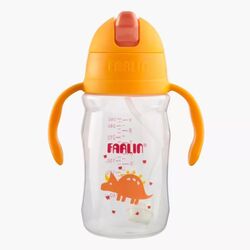 Farlin Straw Training Cup - Orange 260ML