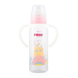 Farlin - PP Standard Neck Feeder 240ML W/ Handle, Pink