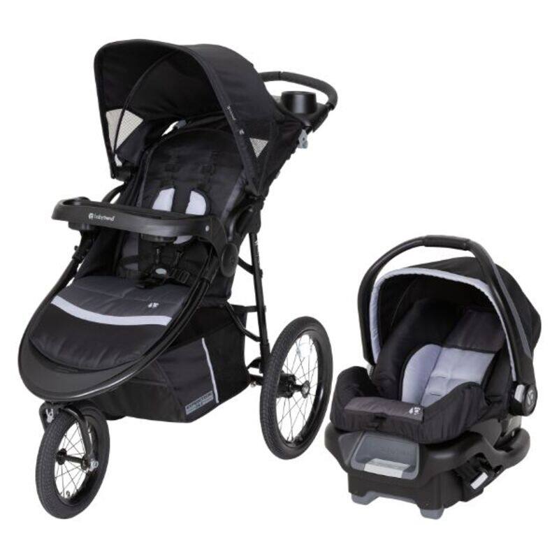 Babytrend Expedition DLX Jogger Travel System, Black