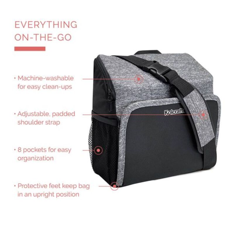 Kolcraft Kolcraft Travel Duo 2 in 1 Portable Booster Seat and Diaper Bag